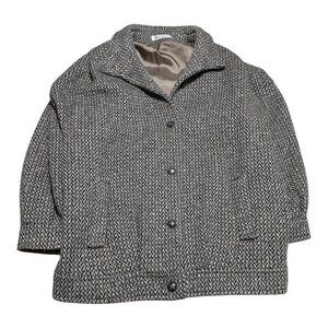 Vintage‎ Forecaster of Boston Wool Tweed Maxi Coat Made USA Women’s 7/8